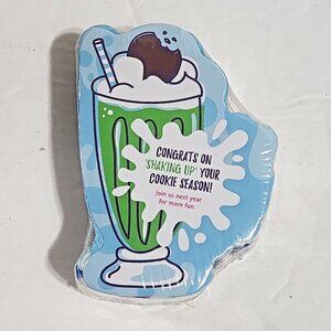 Girl Scouts Little Brownie Wash Cloth expand in water Thin Mint Malt Shake New